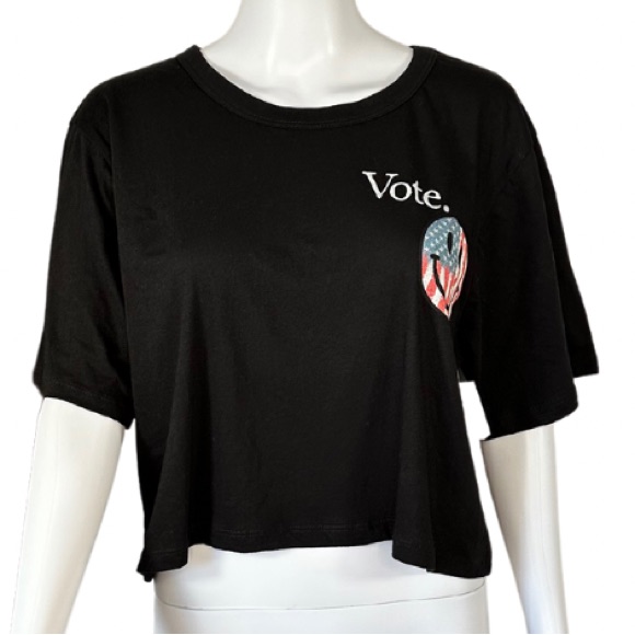 Nwt Vote Crop Tee
